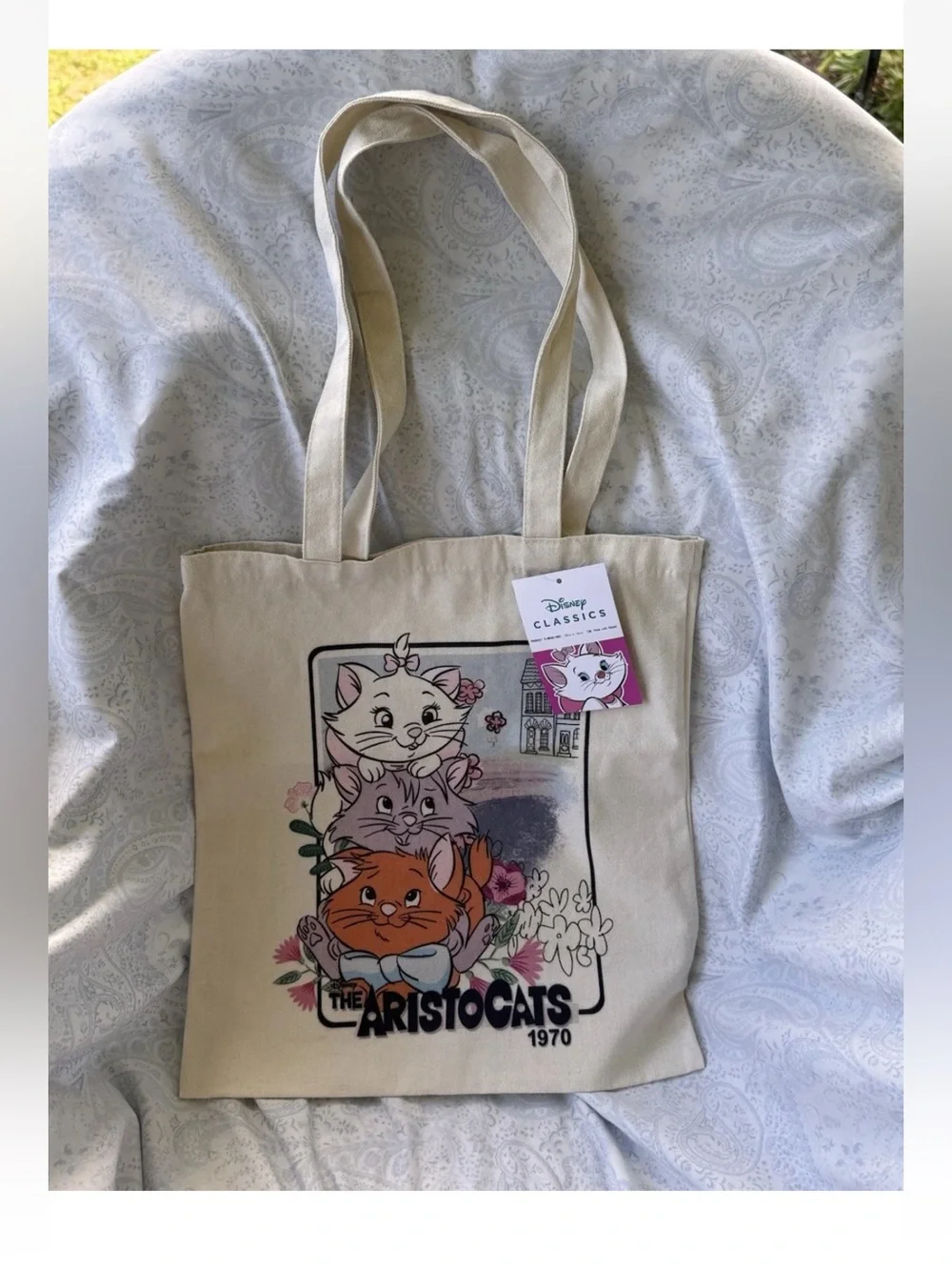 The Aristocats Marie, Berlioz, Toulouse Canvas Tote Bag